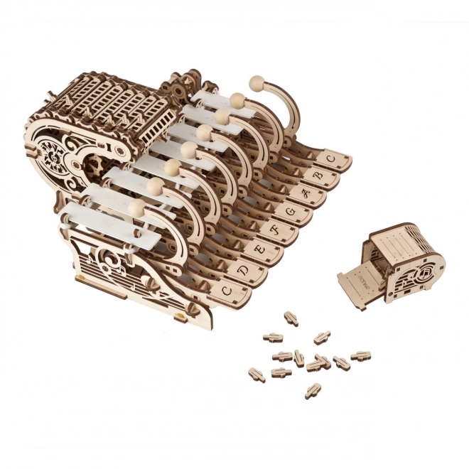 Ugears drewniany mechaniczny model instrumentu muzycznego Celesta