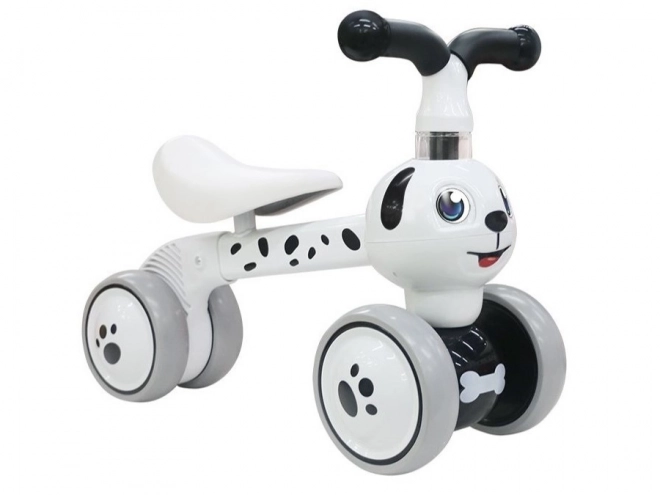 ECOTOYS Jeździk Piesek biały