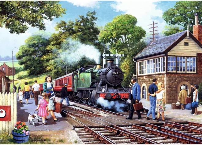 Ravensburger puzzle Wiejska stacja kolejowa 1000 elementów