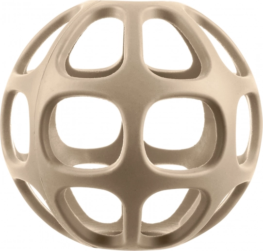 Silikonowy gryzak Round, Sand Beige