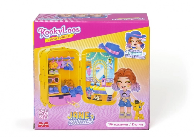 KookyLoos - Jane w walizce z dodatkami