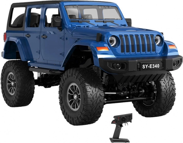 Zdalnie sterowane auto RC Jeep Crawler Pro 1:14 niebieskie