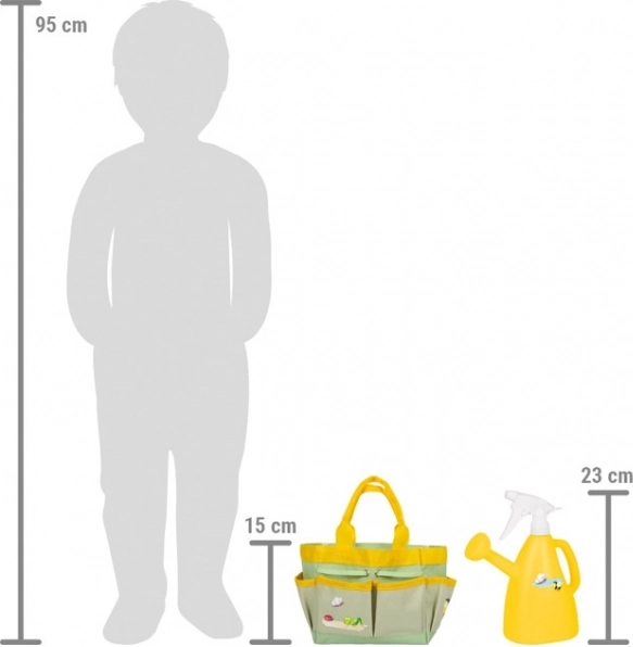 Zestaw narzędzi ogrodowych dla dzieci w torbie Tiny Garden