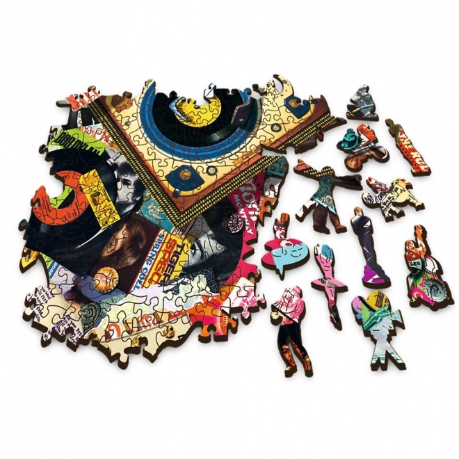 TREFL drewniane dwustronne puzzle W świecie muzyki 501 elementów