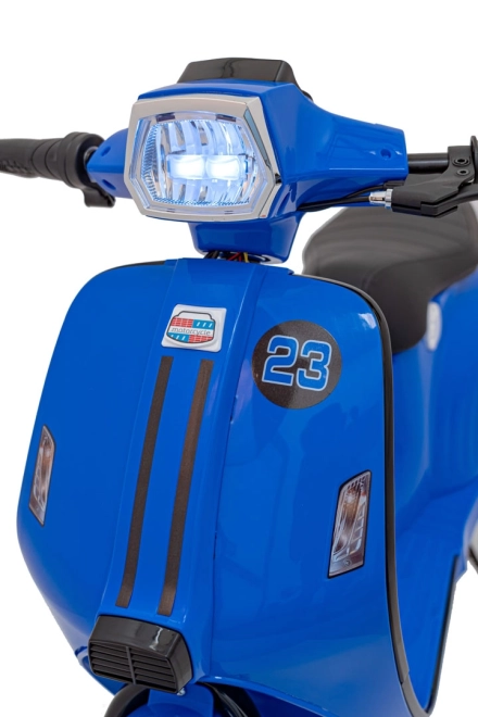 Dziecięcy skuter elektryczny Retro 23 niebieski
