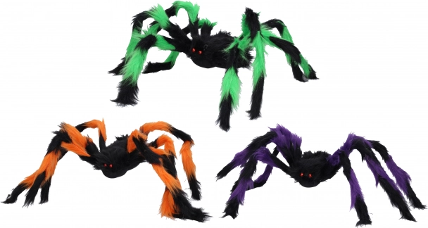 Kolorowy pająk na Halloween 75 cm