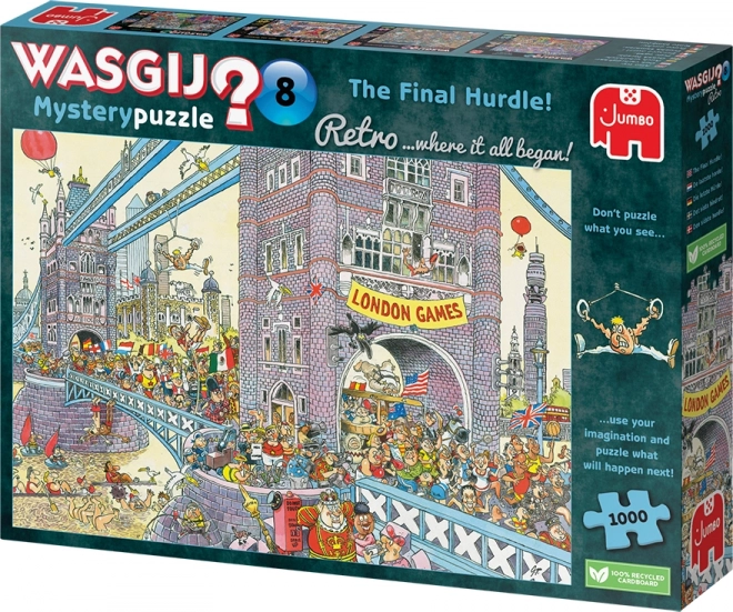 JUMBO puzzle WASGIJ Mystery 8: Ostatnia przeszkoda 1000 części