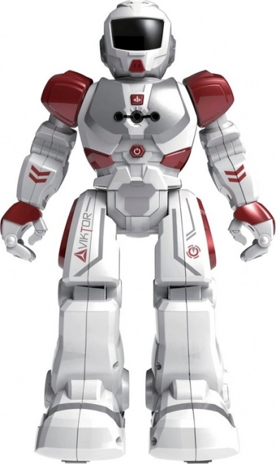 Interaktywny robot Viktor 27 cm, 21 funkcji, czerwony