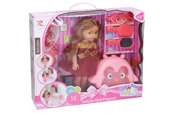 Lalka z akcesoriami Rozmiar 35cm