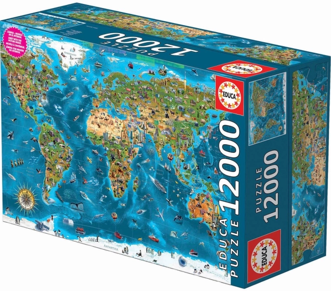 EDUCA Puzzle Cuda świata 12000 elementów