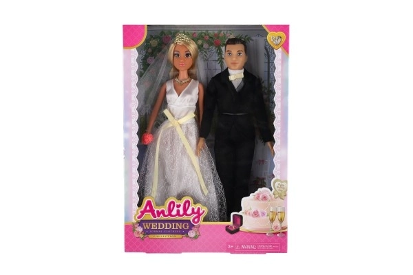 Lalka Anlily panna młoda i pan młody