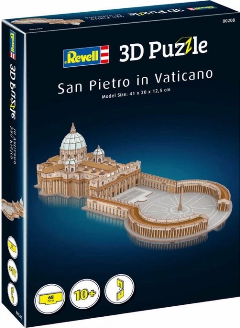 Revell 3D puzzle bazylika św. Piotra, Watykan 68 elementów