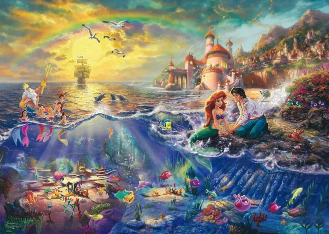 Schmidt puzzle Mała Syrenka ARIEL 1000 elementów