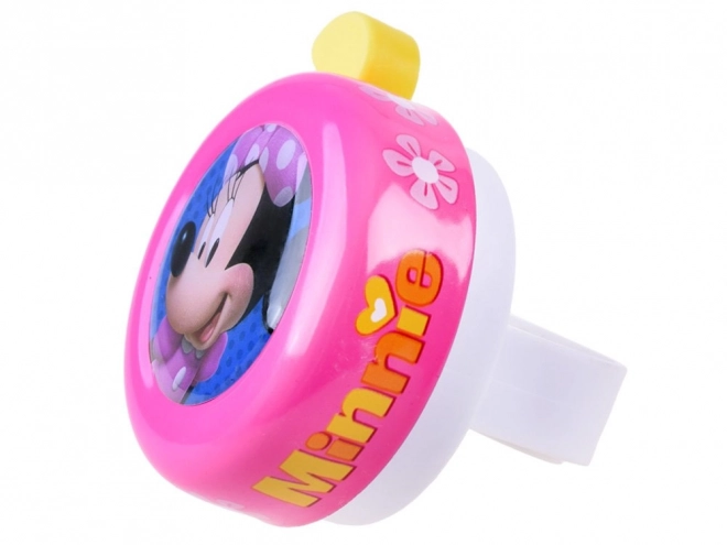 Różowy dzwonek rowerowy z Minnie