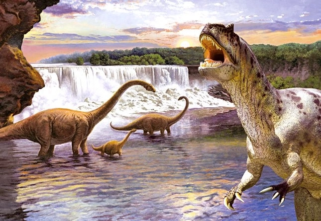 Puzzle 260 elementów Diplodocus