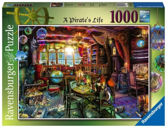 Ravensburger 1000-elementowe puzzle Pirackie życie