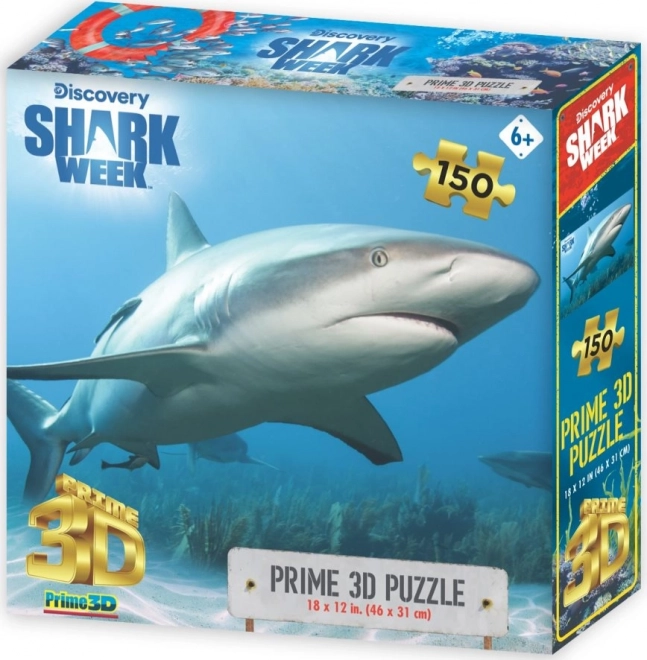PRIME 3D Puzzle Rekin Perez 3D 150 elementów
