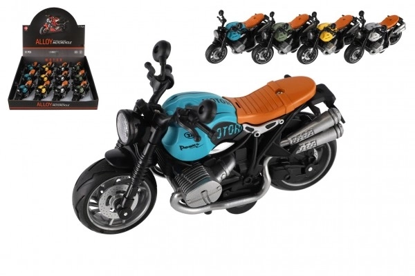 Plastowy motocykl na napęd zwrotny ze światłem i dźwiękiem