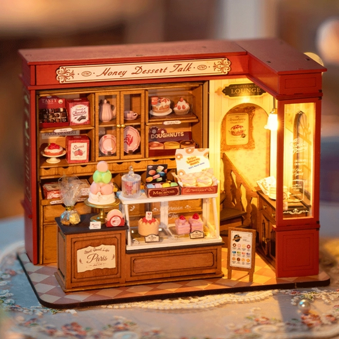 Rolife DIY 3D drewniane puzzle Cukiernia