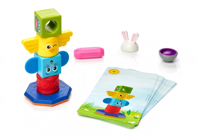 Magnetyczna konstrukcja SmartMax Mój pierwszy totem - 8 elementów