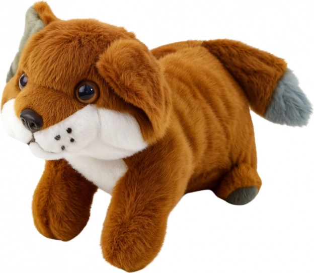 Pluszowy lis brązowo-rudy 28 cm