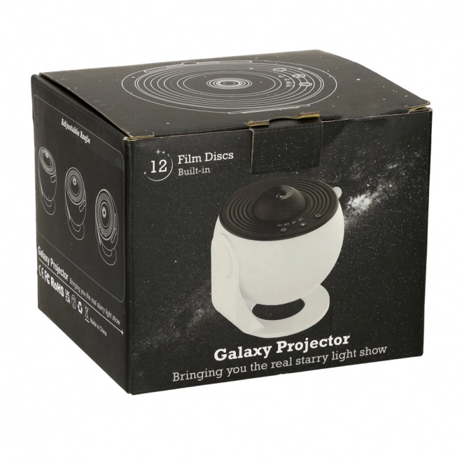 Gwiezdny projektor USB LED planetarium 12 dysków