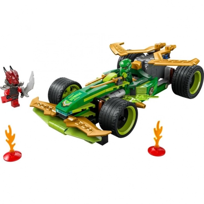 LEGO Ninjago wyścigowy samochód Lloyda z napędem na odwrotny ciąg