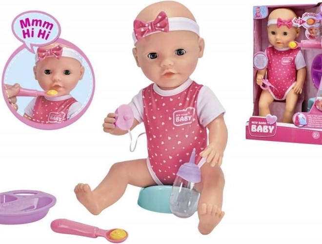 Lalka Noworodek Hungry 38 cm