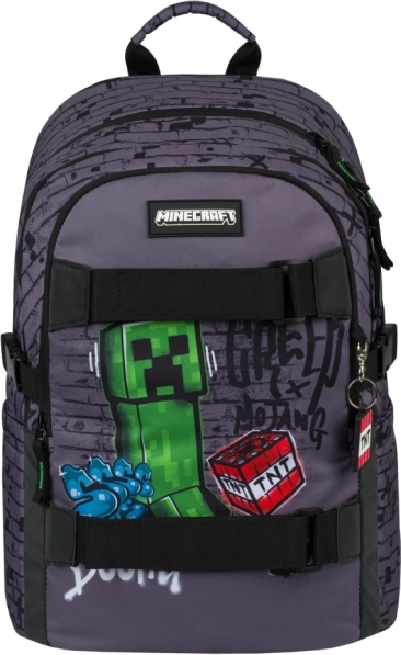 plecak szkolny Baagl Skate Minecraft TNT