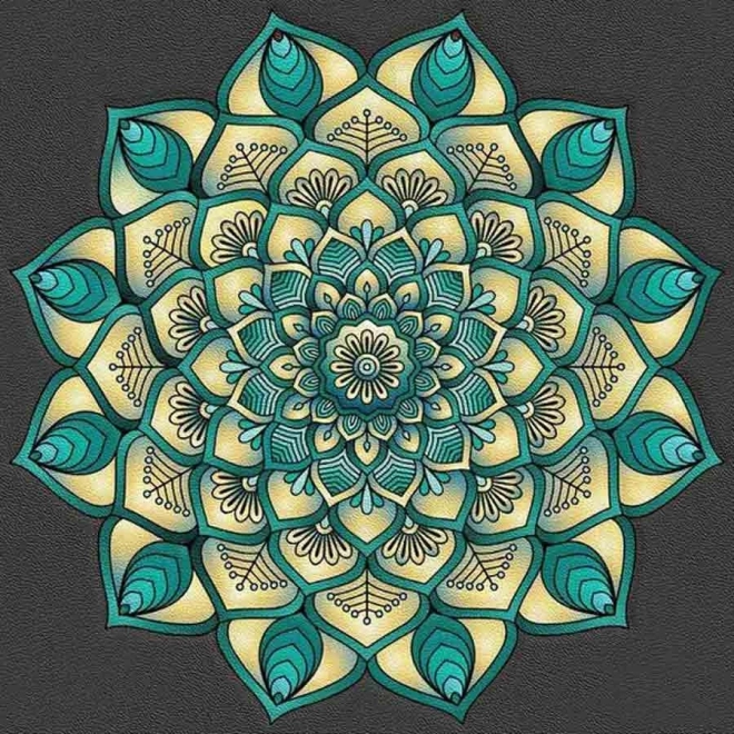 Diamentowe malowanie Turkusowa mandala