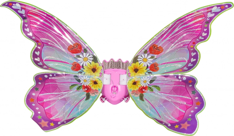 Świecące motyle skrzydła z wieloma trybami