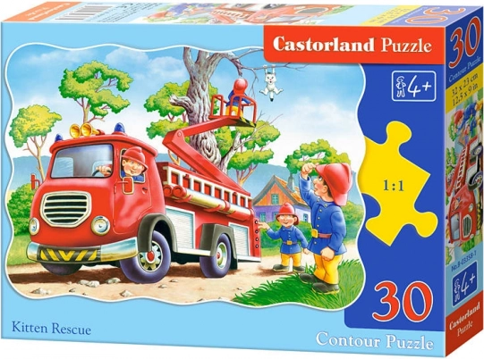 Puzzle 30 elementów – ratunek kociaka – Kociak