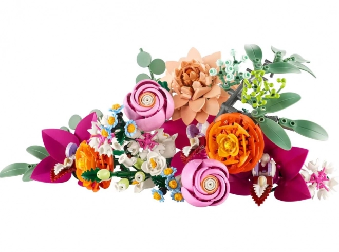 Lego Botanical piękny bukiet różowych kwiatów