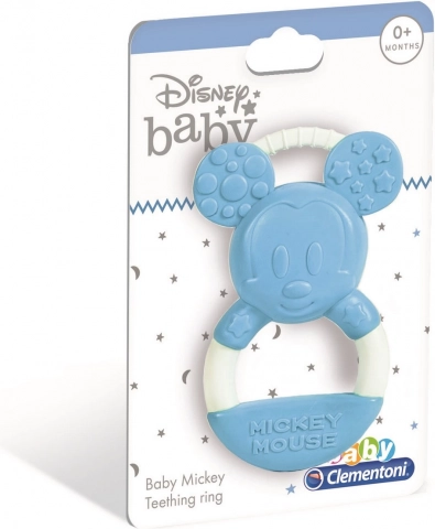 Gryzak Mały MICKEY – miękki sensoryczny pierścień dla niemowląt