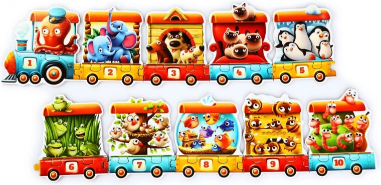 Nauka liczb 1–10 w formie zabawy