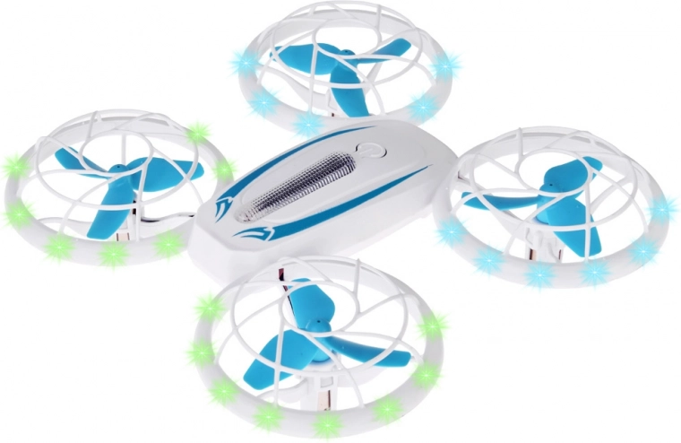 Bezpieczne latanie dzięki osłonom śmigieł i LED