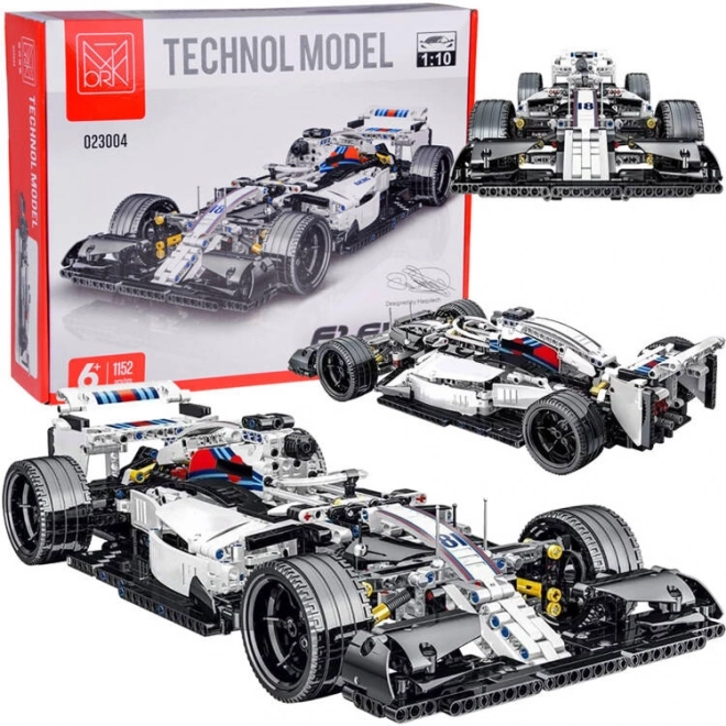 Techniczne klocki Bolid F1 auto wyścigowe