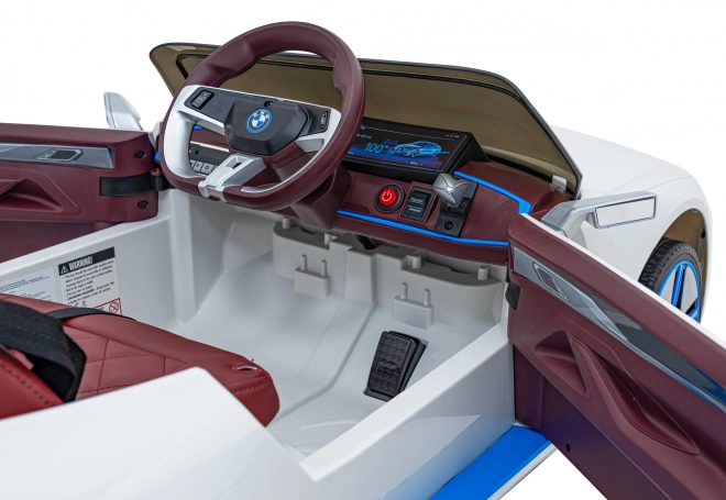 Samochód dziecięcy na baterię BMW i4 – Białe