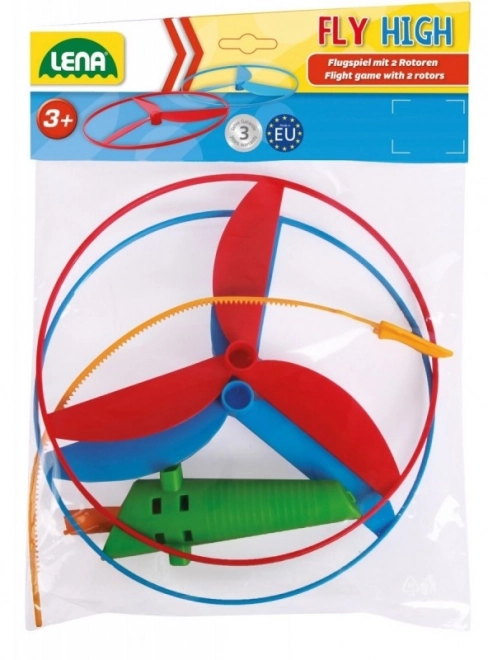 Wyrzutnia wirników 20cm+starter plastikowy w woreczku 3+