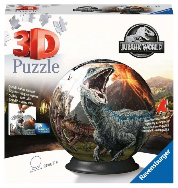 Ravensburger 3D puzzleball Jurassic World 72 elementów