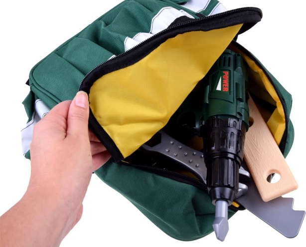 Zestaw narzędzi dla dzieci DIY w plecaku dla małego majsterkowicza - 19 sztuk