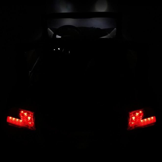 Dziecięce autko UTV-MX czarne 4x4 z MP4, zdalnym sterowaniem i oświetleniem LED