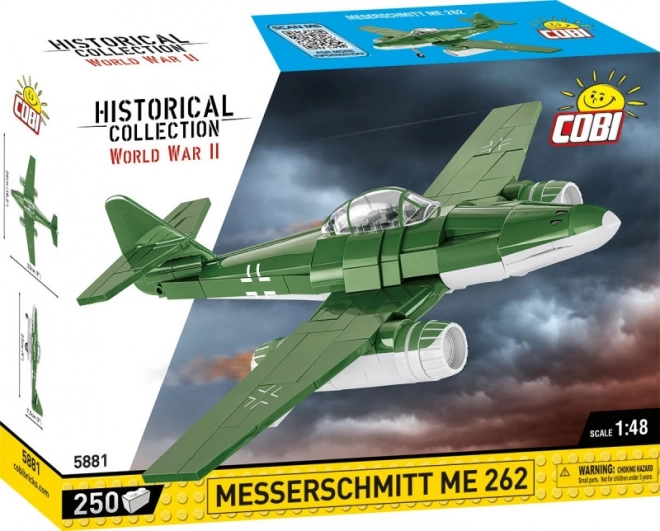 Klocki samolotu Messerschmitt Me 262 – myśliwiec odrzutowy z II wojny światowej