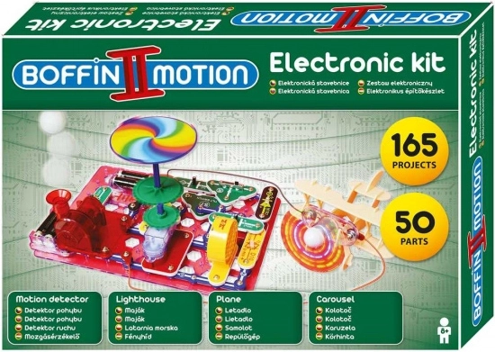 Elektroniczna zestaw konstrukcyjny BOFFIN II Motion – ruch, światła i dźwięk