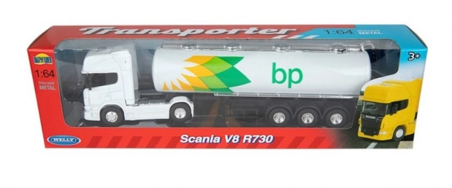 Ciężarówka Welly 1/64 Scania V8 R730 Cysterna