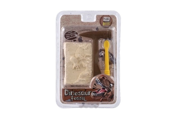 Mały archeolog dinozaur skamielina plastik 2 kolory w blistrze 12,5x19x5cm 12 szt. w pudełku
