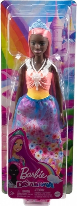 Barbie Dreamtopia księżniczka z różowymi włosami