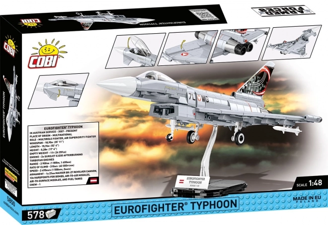 COBI 5850 Siły Zbrojne Eurofighter Typhoon Austria, 1:48, 578 k