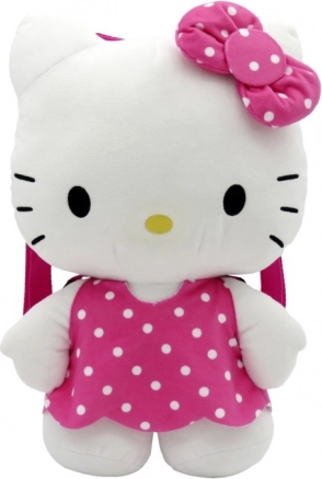 Hello Kitty różowy pluszowy plecaczek