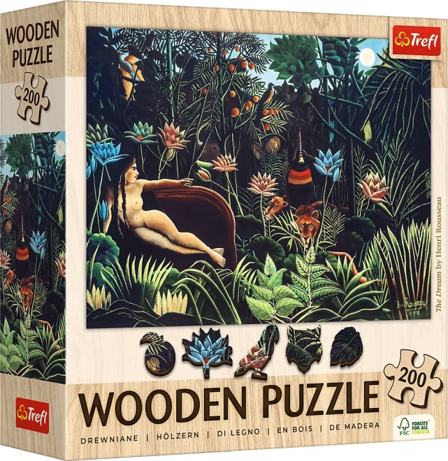 Drewniane Puzzle Art: Henri Rousseau - Sen 200 Części